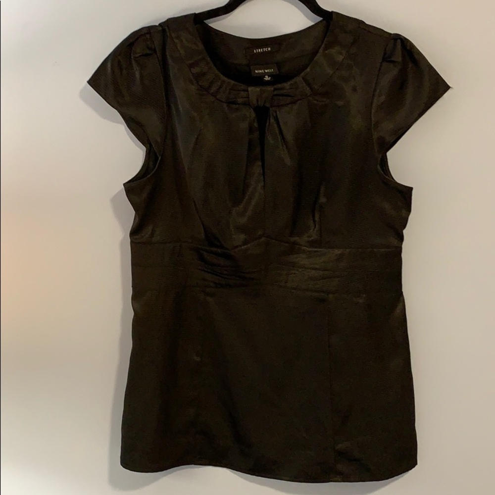 Nine West | Short sleeves top | Black